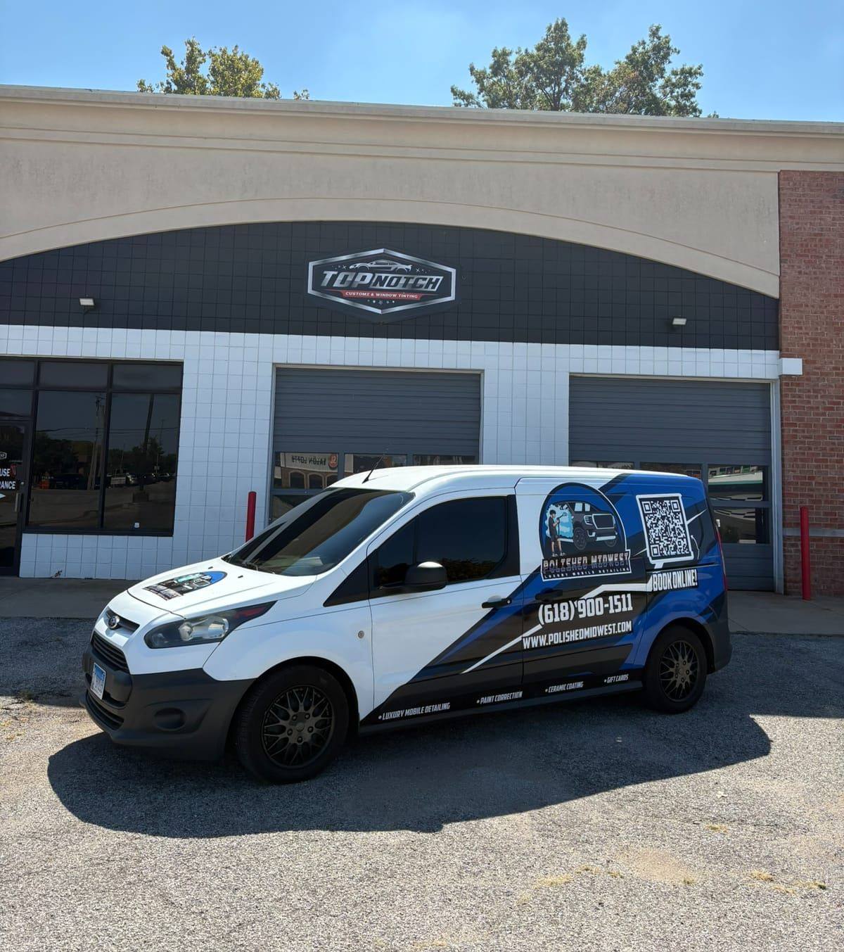 Polished Midwest wrapped mobile detailing van — car detailing that comes to you in Belleville, IL and the Metro East